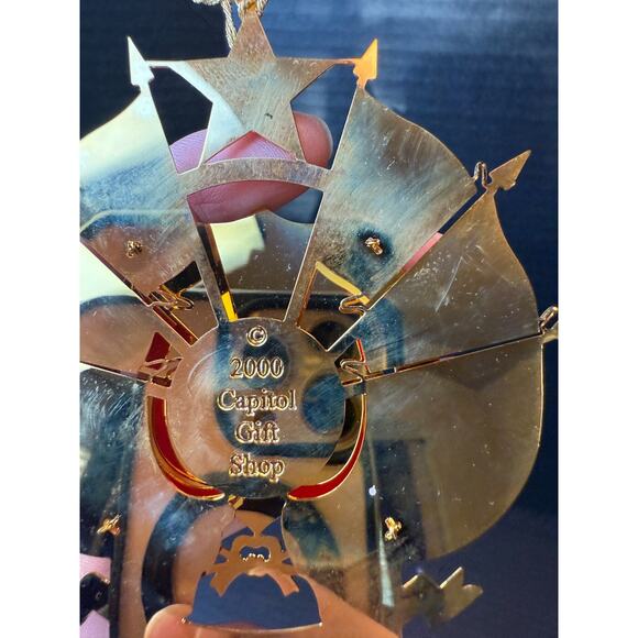 2000 Texas Capitol Ornament Reverse Of State Remember the Alamo Christmas - Picture 6 of 6